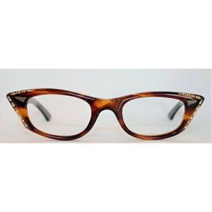 Vintage Imperial eyeglass frame 1950's Cateye Rhin